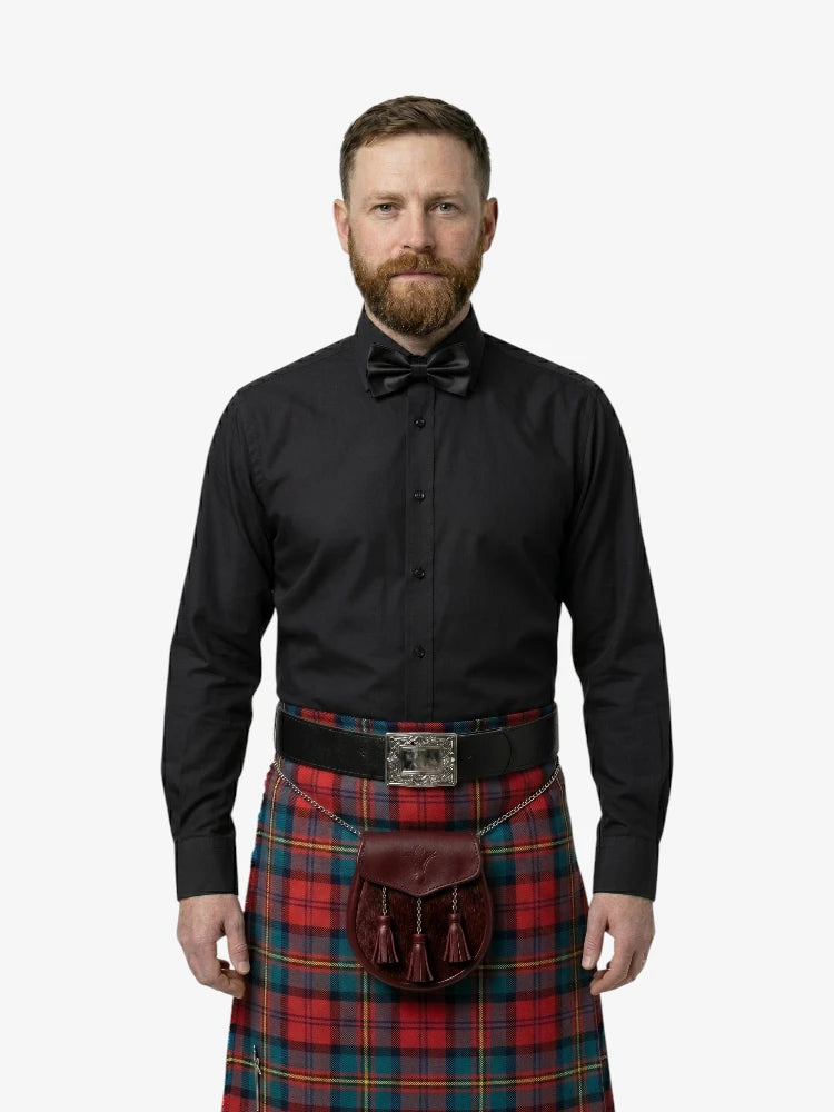 Premium Schwarzes Hemd für Herren