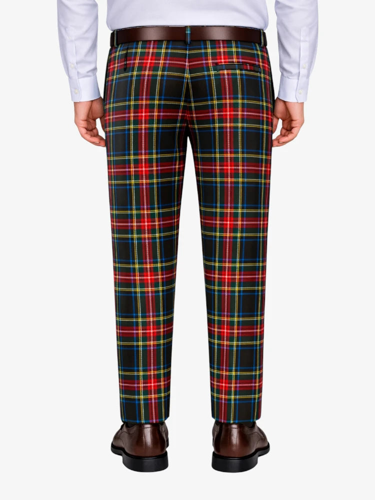 Black Stewart Tartan Trouser