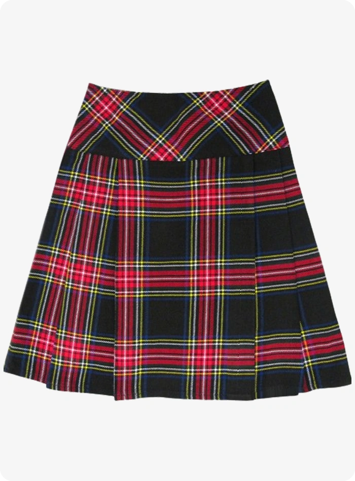 Black Stewart Damen Tartan Rock