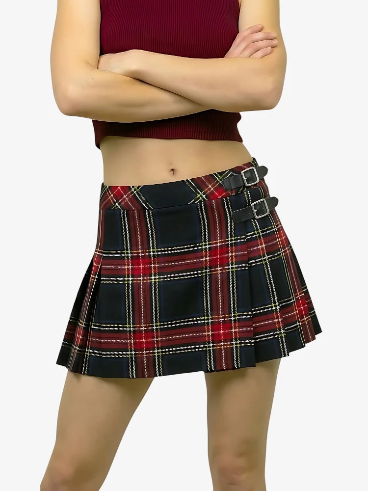 Black Stewart Damen Tartan Rock
