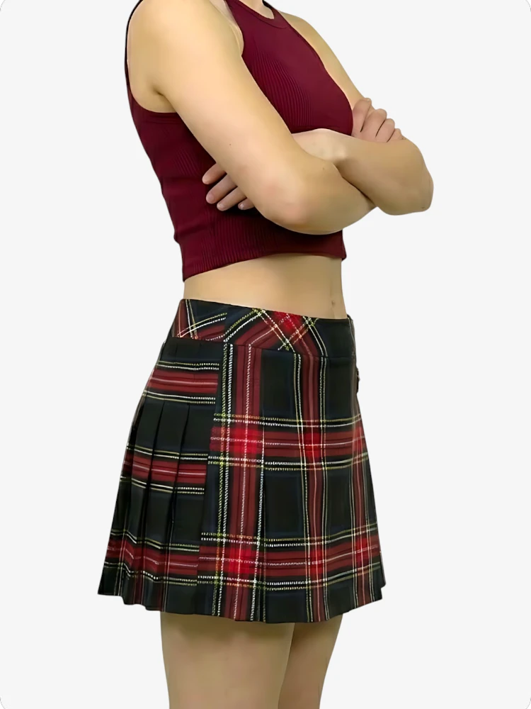 Black Stewart Damen Tartan Rock