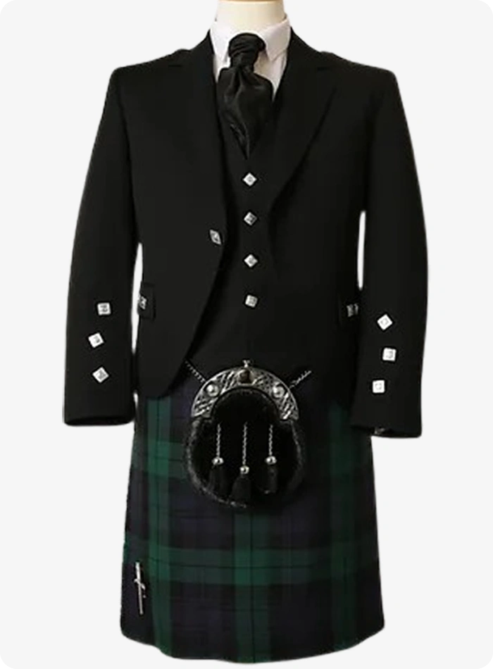 Black Watch Tartan Kilt Outfit