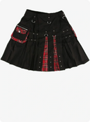 Black Women's Hybrid Kilt