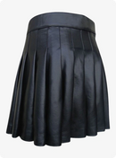 Black Women's Leather Kilt