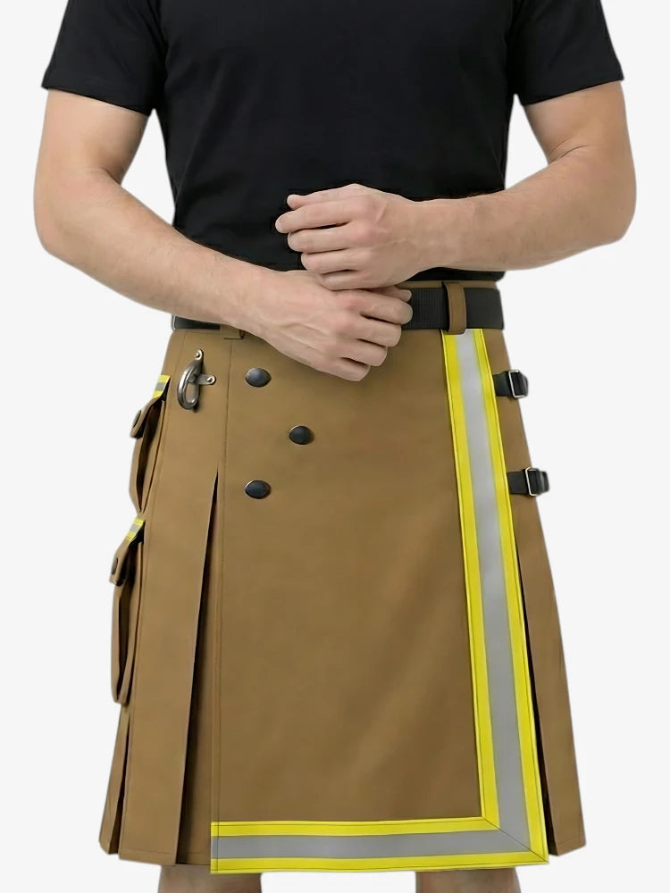 Brauner Feuerwehr Kilt