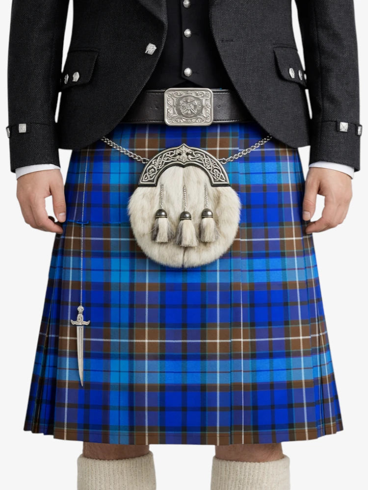 Buchanan Blue Tartan Kilt