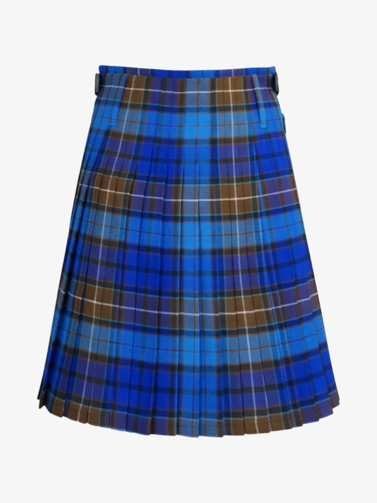 Buchanan Blue Tartan Kilt Back
