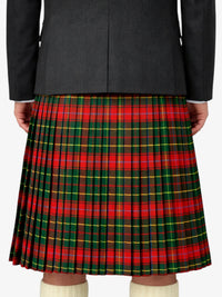 Burnett Tartan Kilt Model Back