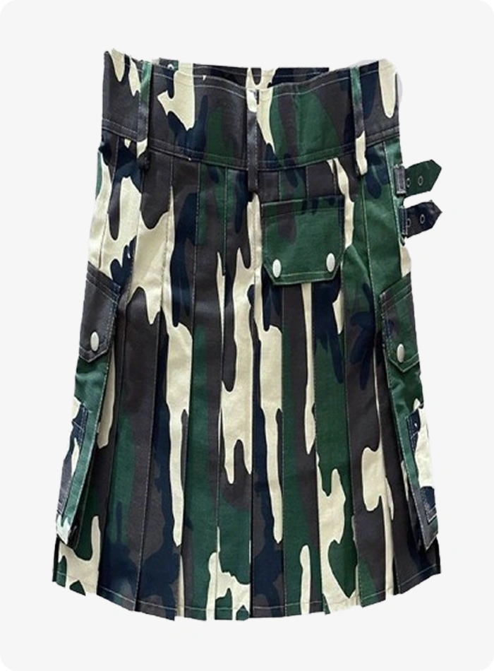 Maßgefertigter Camo Woodland Kilt