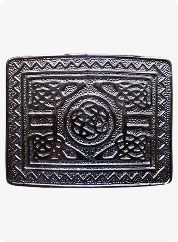 Custom Made Celtic Knot Design Kilt Belt Buckle