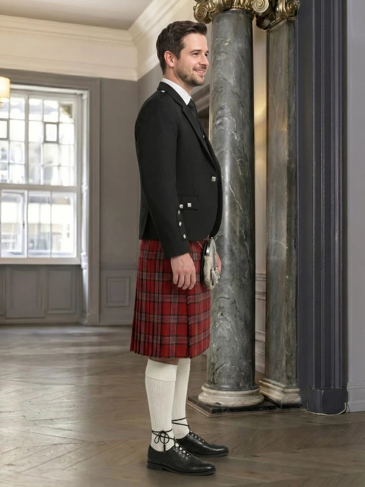 Conroy Tartan Kilt And Argyle Jacket Outfit