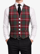 Crawford Tartan Waistcoat Front