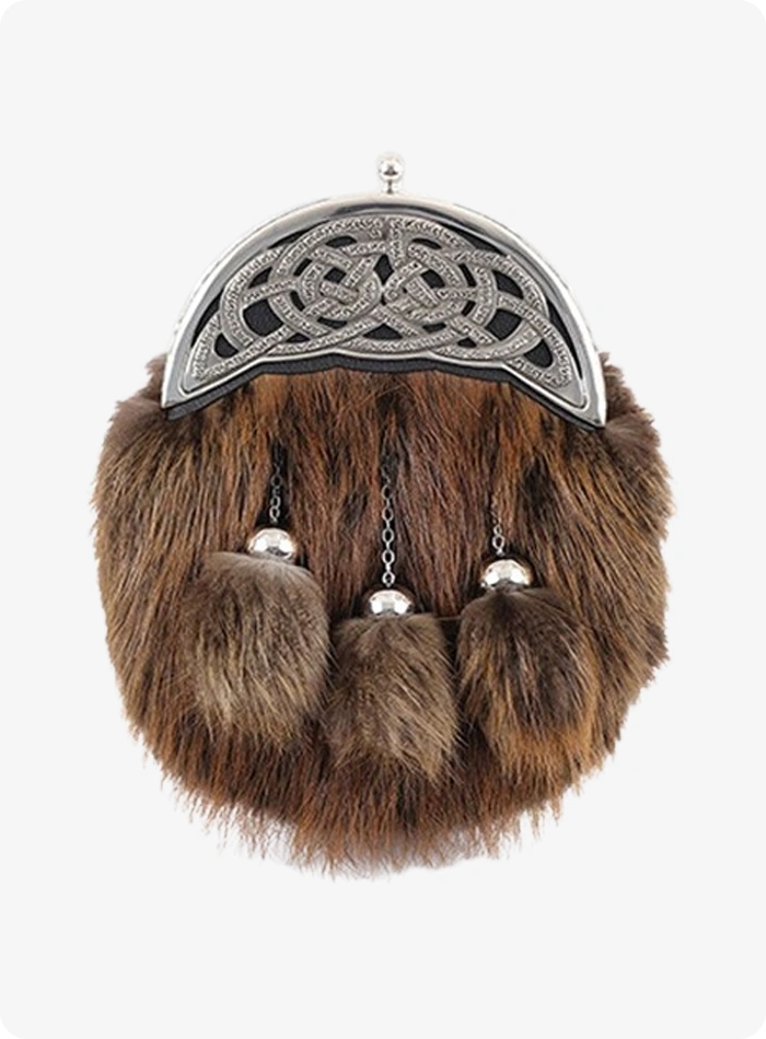 Custom Made Beaver Dress Rabbit Fur Sporran