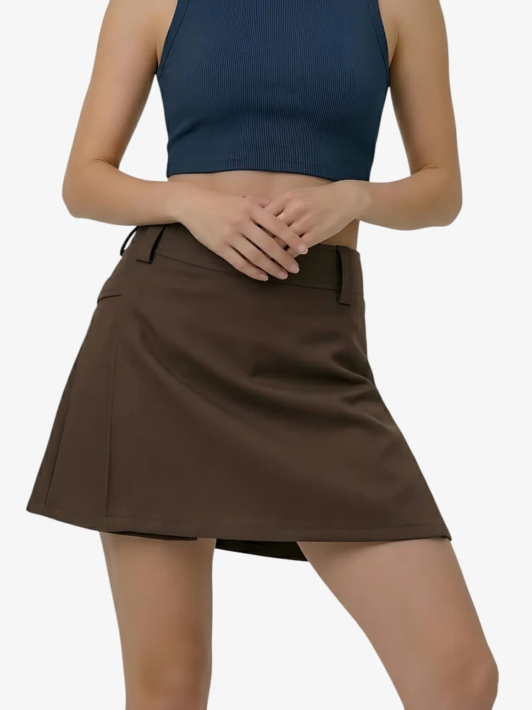 Maßgefertigter Schokoladenbrauner Damen Utility Kilt