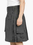 Dark Grey Utility Kilt
