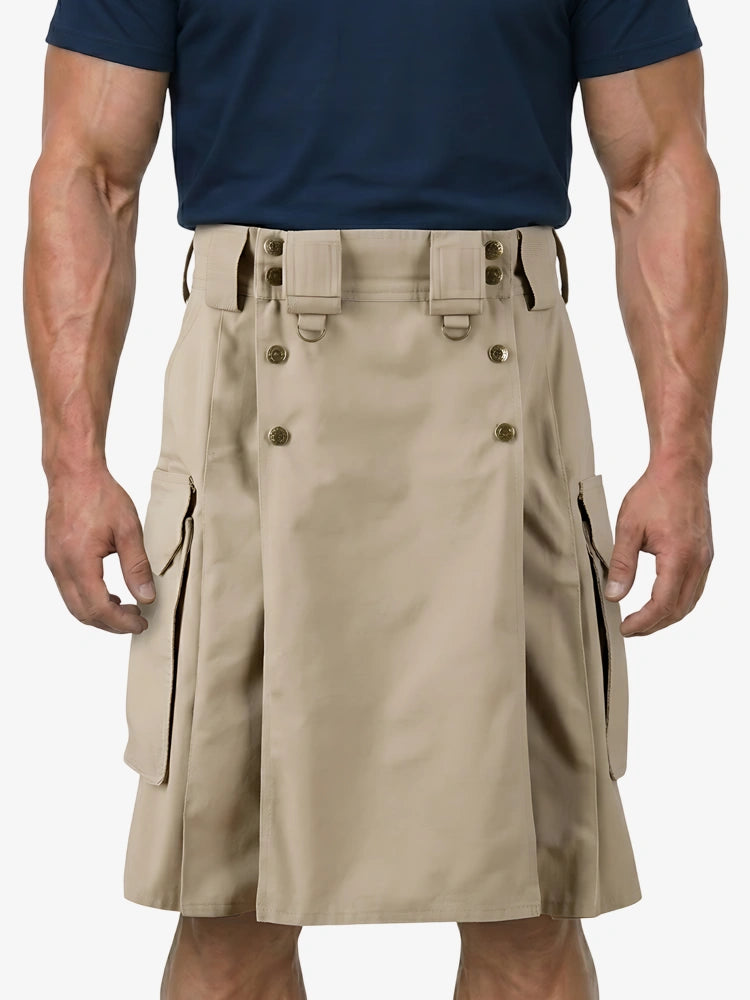 Maßgefertigter Khaki Combat Utility Kilt