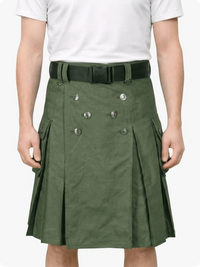 Olive Green Utility Kilt