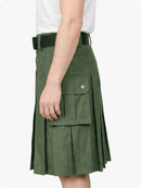 Olive Green Utility Kilt