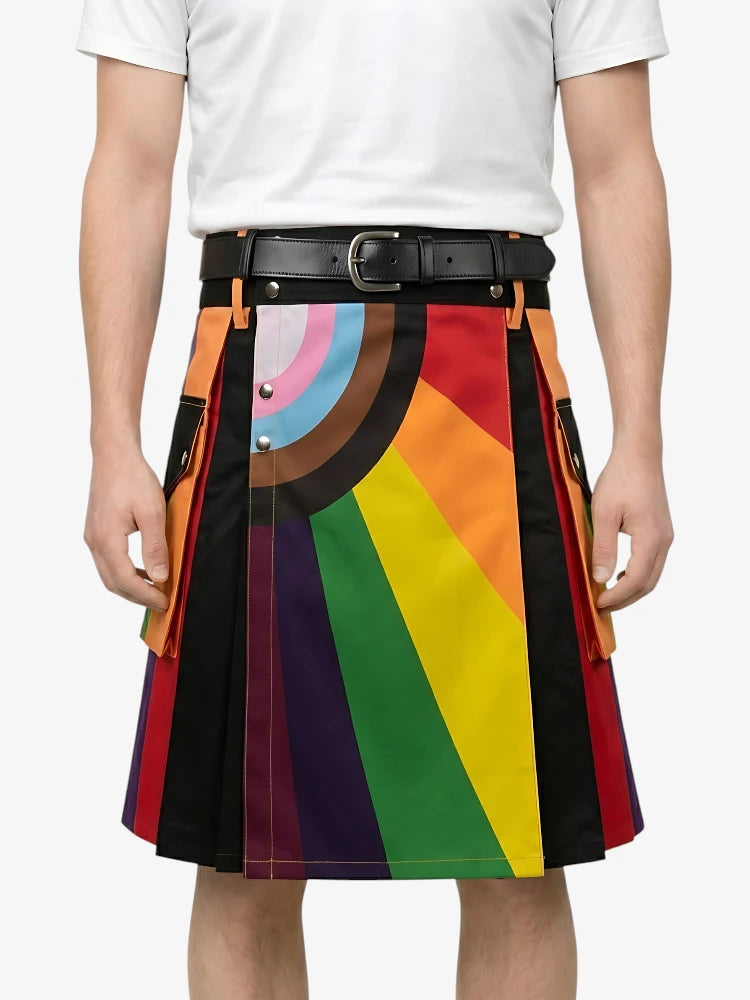 Maßgefertigter Rainbow Fashion Kilt