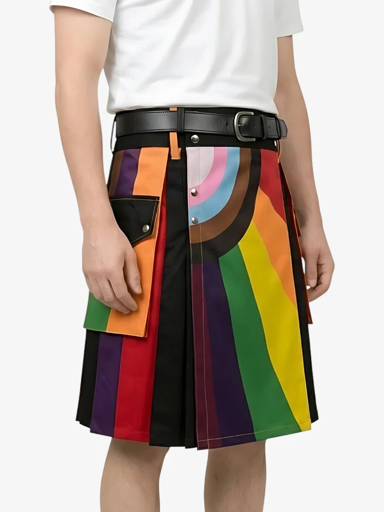 Maßgefertigter Rainbow Fashion Kilt