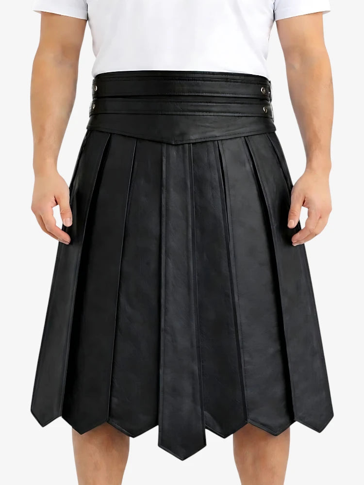 Maßgefertigter römischer Gladiatoren-Lederkilt