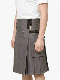 Grey Utility Kilt