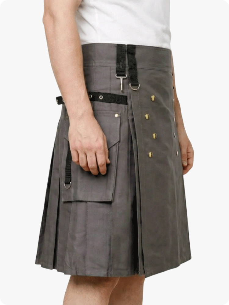 Grey Utility Kilt