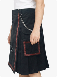 Black Utility Kilt
