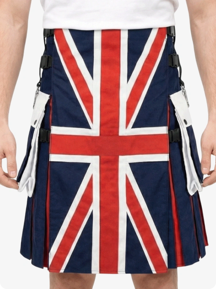 Maßgefertigter UK-Flaggen Hybrid Utility Kilt