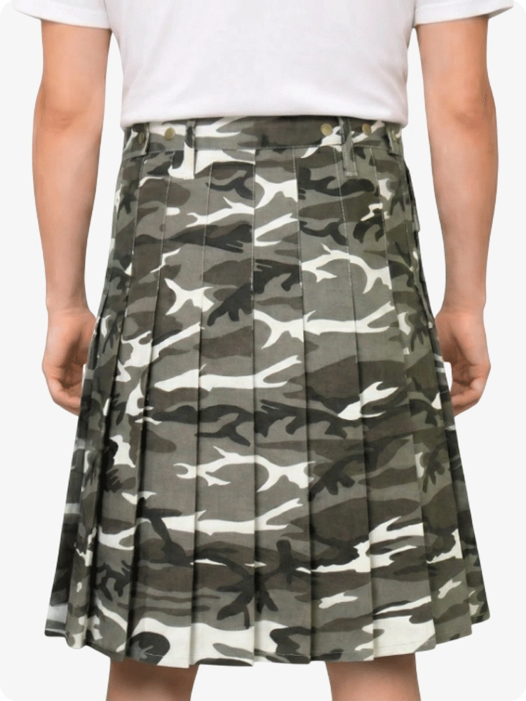 Maßgefertigter Urban Snow Camo Kilt