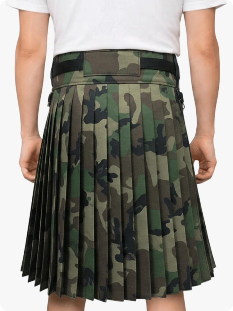 Maßgefertigter Woodland Camo Kilt