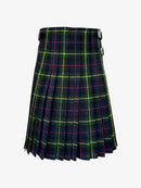 Plaid kilt with a white background