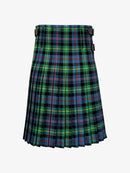 Plaid kilt with a white background