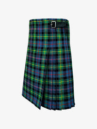 Plaid kilt on a white background