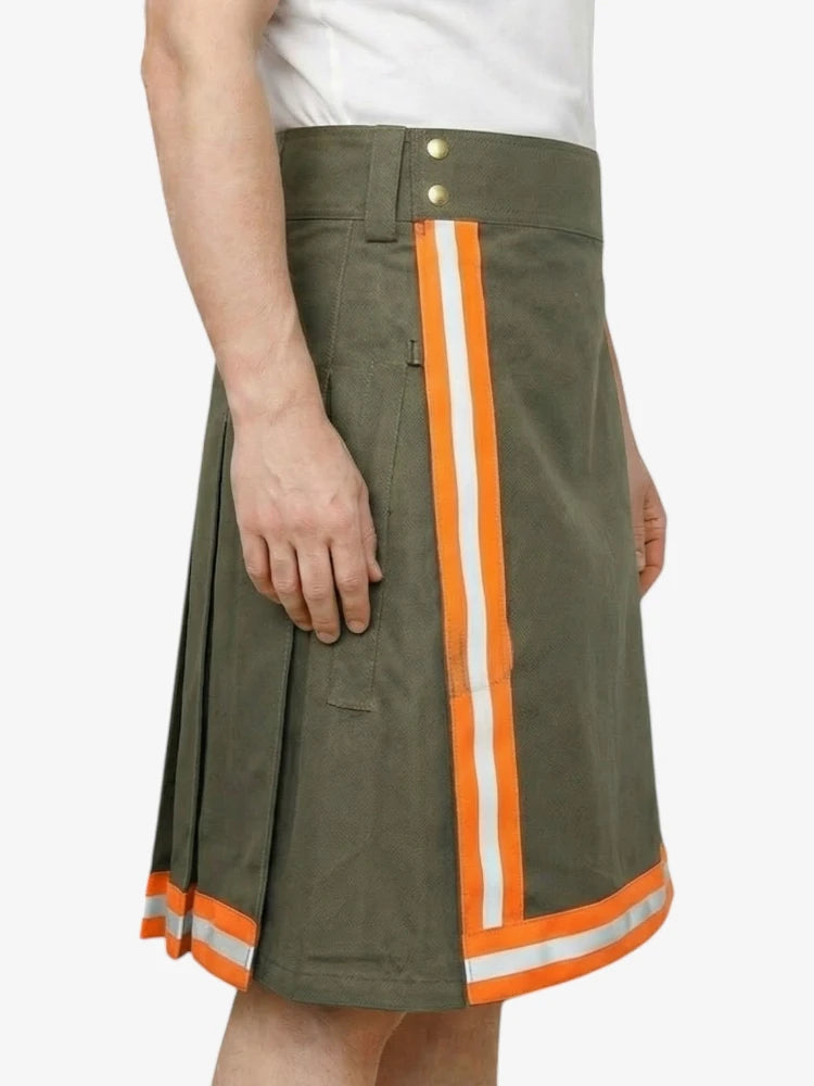 Feuerwehr Kilt mit reflektierendem Streifen