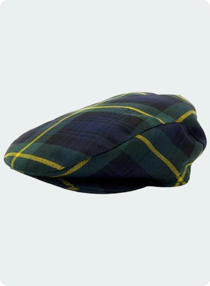 Handgefertigter Gordon Tartan Irish Hut