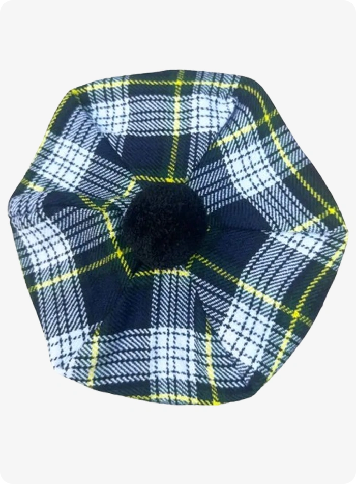 Maßgefertigter Gordon Tartan Tam O’Shanter Hut