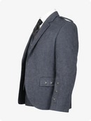 Blue blazer on a white background