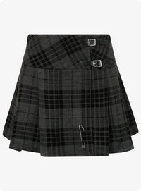 Hamilton Grey Tartan Skirt