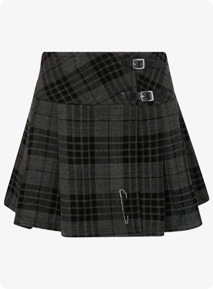Damen Hamilton Grauer Tartan Rock