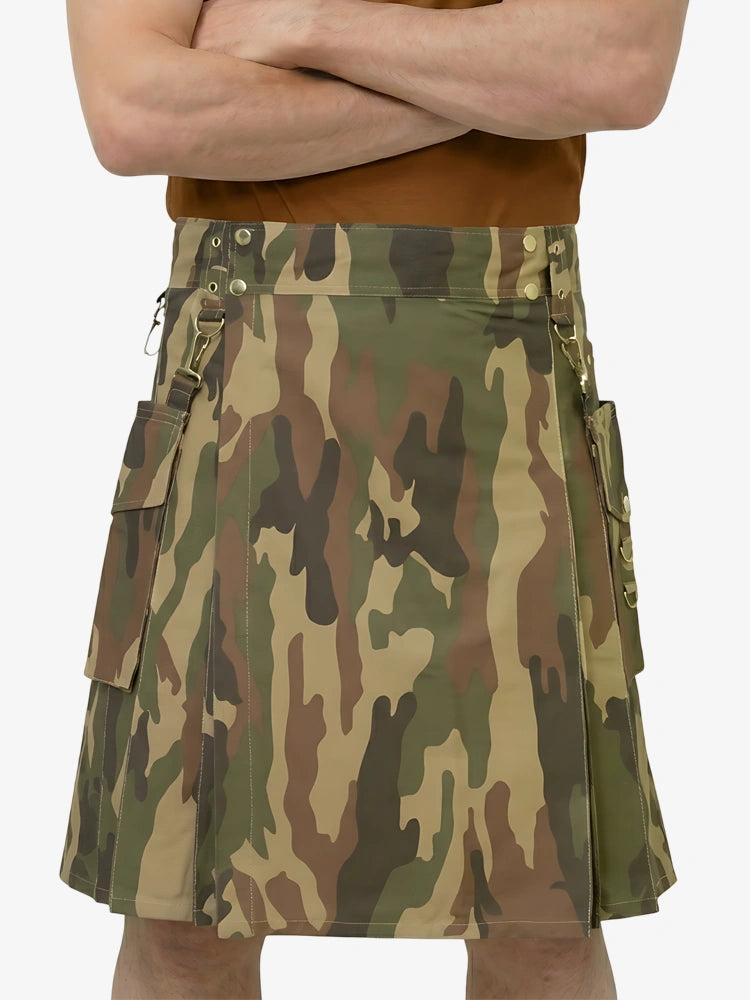 Handgefertigter Militär Camo Taktischer Kilt