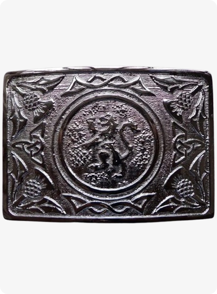 Maßgefertigte Lion Rampant Emaille Gürtelkilt-Schnalle