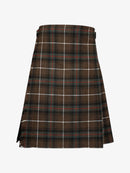 Plaid kilt on a white background