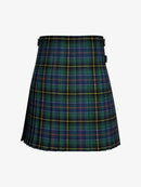 Plaid kilt on a white background