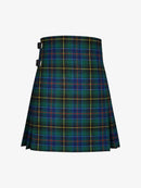 Plaid kilt on a white background