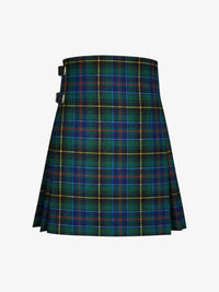 Plaid kilt on a white background