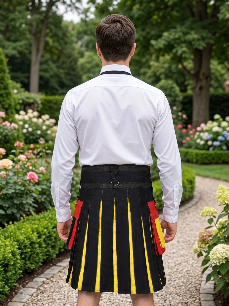 Maßgeschneiderter deutscher Flaggen-Patriot-Utility-Kilt