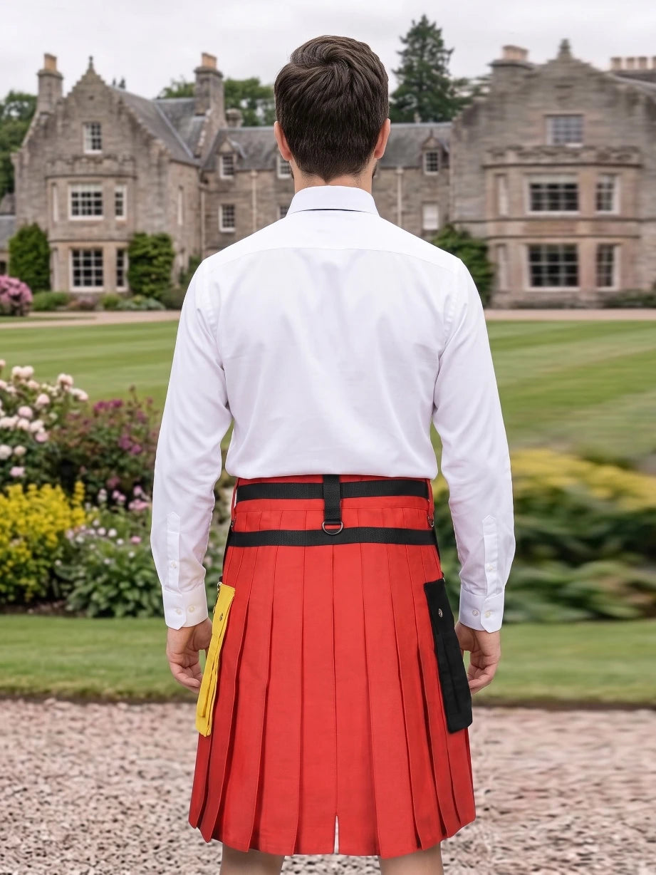 Maßgeschneiderter deutscher Flaggen-Utility-Kilt