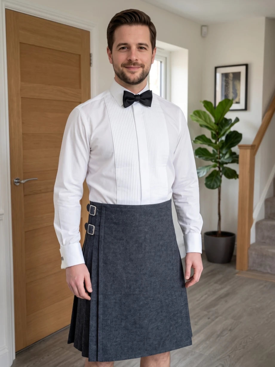 Grey Wool Kilt