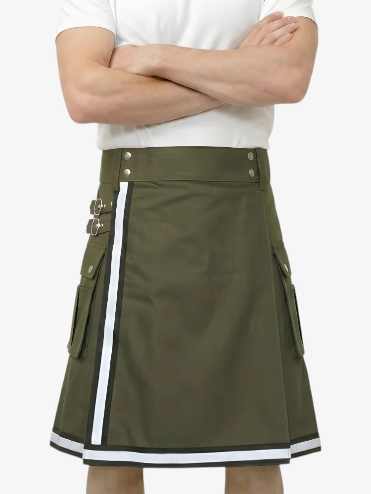 Olivgrüner Feuerwehr Reflex Utility Kilt